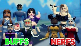 Balance update in heroes online world roblox