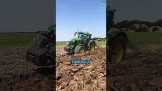 Have you ever seen a farm tool so massive it needs five bulldozers just to pull it?