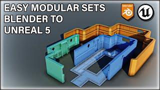 Modular Walls - Blender to Unreal 5