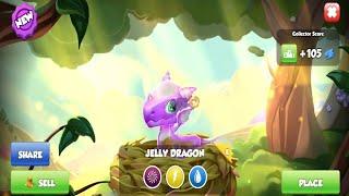 Hatched Jelly Dragon | Completed Void Masters Dragon Collection | Dragon Mania Legends