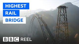 The tallest railway bridge in the world - BBC REEL