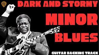 MOODY & SOULFUL Minor Blues Backing Track | BB KING STYLE Guitar Jam Track | B MINOR