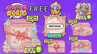 UNLOCKED!! NEW **FREE** BIRTHDAY PRINCESS PREMIUM PACK in AVATAR WORLD! | FREE FOR ALL PLAYER