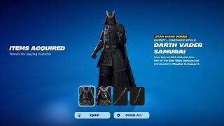 How To Get Darth Vader Samurai Skin NOW FREE In Fortnite! (Unlock LEGO Darth Vader Samurai Style)