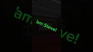 I am Steve, Part 4 #minecraft #shorts
