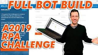 Automation Anywhere A2019 Build-A-Long RPA Challenge