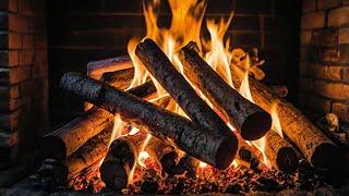 Cozy Fireplace 4K (LIVE 24/7). Fireplace with Crackling Fire Sounds. Christmas Fireplace 2024 Natal