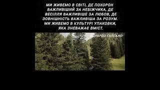 Ми живемо в світі, де похорон важливіший за небіжчика, де весілля важливіше за любов...