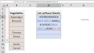 How to remove blanks from a listNew Title: Data Cleaning in Excel