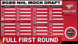 2025 NHL Mock Draft - Complete First Round Ft. Special Guests!