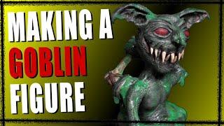 I Sculpt A CUTE Goblin Figure Using Polymer Clay - Sculpting Tutorial.