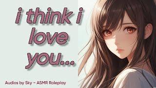 [ASMR] crush says i love you for the first time while cuddling you [f4m][loving][vulnerable]