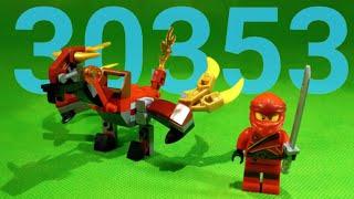 Lego 30535 | Fire Flight Kai's Mini Dragon | opening and building | speed build