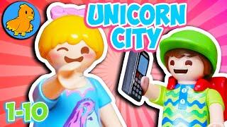 HANNAHS ABENTEUER IN UNICORN CITY | Folge 1 - 10 | Familie Feenstaub | Playmobil Film Deutsch