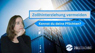 Zollhinterziehung vermeiden - Kennst du deine Pflichten?