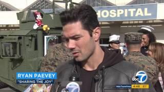 ABC7 12-07-16 GH Toys For Tots -  Ryan Paevey