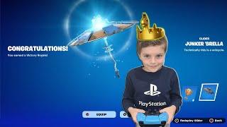 My 10 Year Old Kid Gets His FIRST Gold Crown Season WIN Unlocking FREE Glider And EXCLUSIVE Wrap