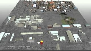 Tsunami run-up analysis with two floating objects in Ishinomaki urban area by MPS method