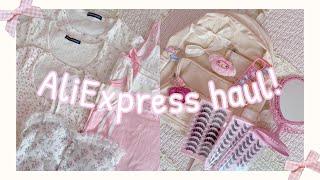 AliExpress haul! | kawaii, coquette, soft girl, feminine aesthetic 🩰