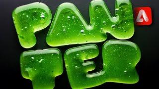 How to Generate Text Made of Toxic Green Gel in Adobe Firefly