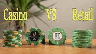 Casino Vs Retail - Casino Chips Vs Retail Poker Chips - What's The Difference