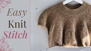 Пленящий узор: Тайны вязания кокетки в ритме колоска Secrets of Knitting a Yoke - Easy and Nice