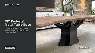 DIY Pedestal Metal Table Bases for Industrial Home Decor