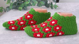 The most comfortable crochet slipper. Crochet for beginners. Knitted slippers!