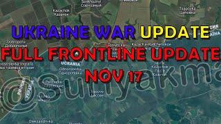 Ukraine Conflict (20241117): Full Frontline Update