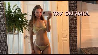 Sexy Try On Haul: Yellow Lingerie