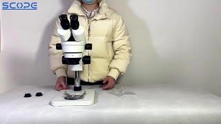 How to Install Stereo Microscope XTL7045-B1 Chongqing Scope