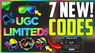 *NEW* ALL WORKING CODES FOR UGC LIMITED IN AUGUST 2024! ROBLOX UGC LIMITED CODES