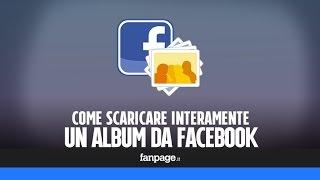 Come scaricare interamente un album Facebook