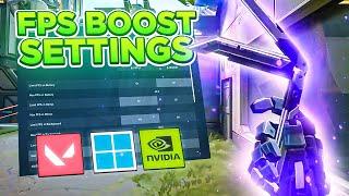 The Best Valorant FPS Boost to Increase FPS in Episode 9!  | Valorant Low End PC Fps Boost 2024!