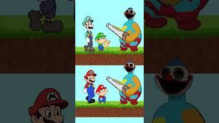 POV Good Guy an Bad Guy - Who is The Better Father ? Mario vs Luigi  #mario #supermario