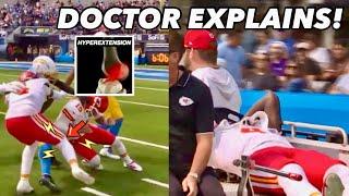 Doctor explains Rashee Rice Knee Injury in 60 seconds