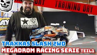 Training Day Traxxas Slash zur RC Megadrom Racing Series 2023 RC Team Nord RC Rennen Offroad Indoor