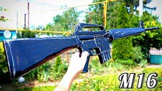 Как сделать Винтовку "M16" из картона