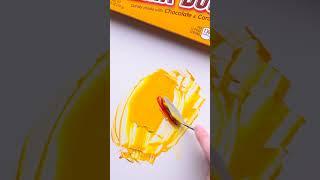 When your paint palette is as sweet as your movie snacks 