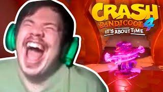 O PUMA PASSOU MAL DE TANTO RIR  | Crash Bandicoot 4: It's About Time