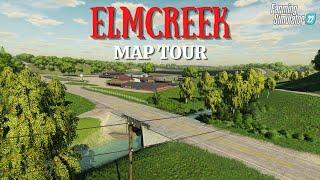 "ELMCREEK" FS22 Map Tour/Review | Farming Simulator 22 | PS5