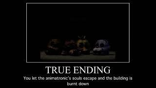 FNAF 3 all endings