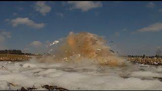 Tannerite Explosion - 2 Pounds Can Make A Microwave Disappear