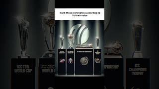 Rank these trophies 