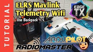 tutorial elrs mavlink telemetry wifi use Backpack