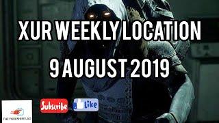 Destiny 2 : XUR SPAWN WALKTHROUGH LOCATION 9th AUGUST 2019 + EXOTIC LOOT