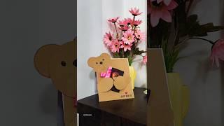 Cute way to surprise someone️ #diy #art #viralvideo #bear #easy #greetingcard