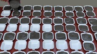 Artwork with cement // How to make a scary flower pot from cement and foam box