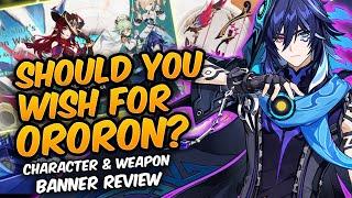 Banner Review and Recommendations - Chasca, Lyney, Ororon, Sucrose, Barbara and Weapons