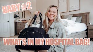 PACKING MY HOSPITAL BAG FOR BABY #2!